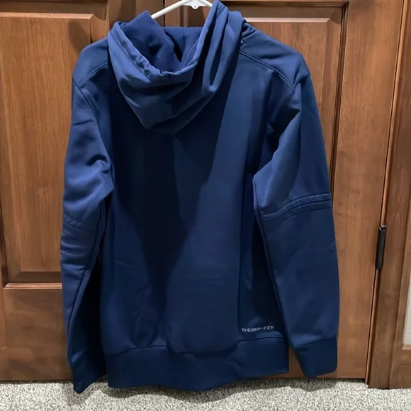 Nike Men's Blue Milwaukee Brewers Hoodie - Picture 2 of 4